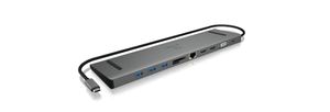 ICY BOX-DK2106-C notebook dock & poortreplicator Bedraad USB 3.0 (3.1 Gen 1) Type-C