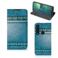 Motorola G8 Plus Hippe | Standcase | Jeans