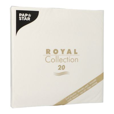 Servetten - 20x - wit - 40 x 40 cm