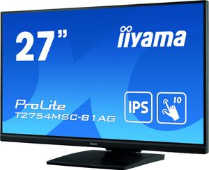 iiyama ProLite T2754MSC-B1AG touch screen-monitor 68,6 cm (27") 1920 x 1080 Pixels Multi-touch Multi-gebruiker Zwart