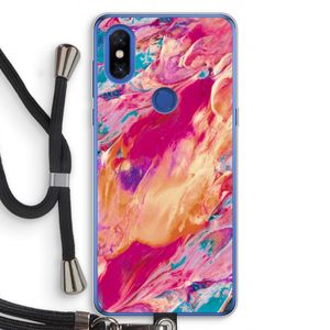 Pastel Echoes: Xiaomi Mi Mix 3 Transparant Hoesje met koord