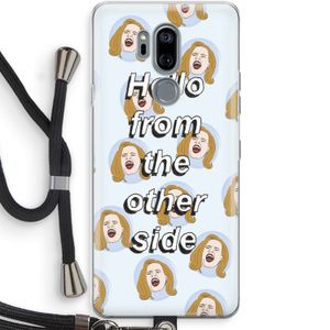 Hello: LG G7 Thinq Transparant Hoesje met koord