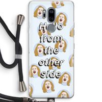 Hello: LG G7 Thinq Transparant Hoesje met koord
