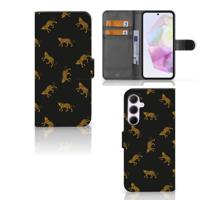 Telefoonhoesje | Met pasjeshouder | voor Samsung Galaxy A35 Leopards
