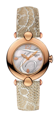 Horlogeband Tissot T9182107611701A Leder Bruin