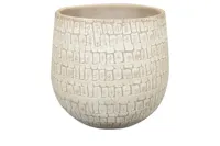 Pot renzo d36h32cm zand Pot renzo d36h32cm zand