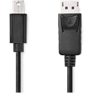 Mini DisplayPort-Kabel | DisplayPort 1.2 | Mini-DisplayPort Male | DisplayPort Male | 21.6 Gbps | Ve