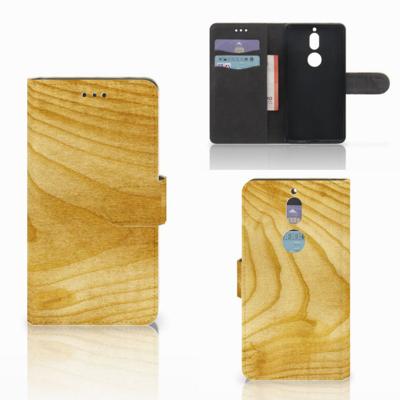 Nokia 7 | Book Style Case | Licht Hout