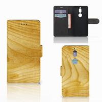 Nokia 7 | Book Style Case | Licht Hout
