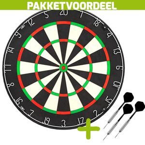 Lena Professional Dartbord  + 1 Set Brass Darts