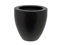 Pot athene d15h15cm zwart - thumbnail