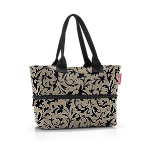 Reisenthel shopper e1 Beige, Zwart Draagtas