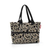 Reisenthel shopper e1 Beige, Zwart Draagtas - thumbnail