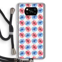 Klaproosjes: Xiaomi Poco X3 NFC Transparant Hoesje met koord