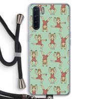 Gymboys: Oppo A91 Transparant Hoesje met koord