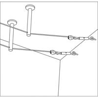 Paulmann 17824 12V-kabelsysteemcomponenten Afbuiger Set van 2 stuks Chroom Paulmann 17824 12V-kabelsysteemcomponenten Afbuiger Set van 2 stuks Chroom