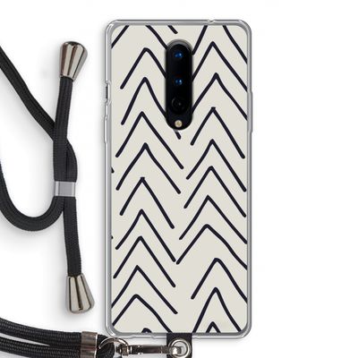 Marrakech Arrows: OnePlus 8 Transparant Hoesje met koord