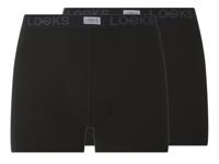 LOOKS by Wolfgang Joop Set van 2 heren boxers (Zwart, XL)