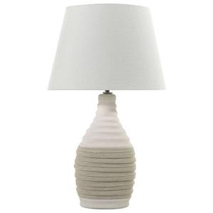 Beliani - TORMES - Tafellamp - Beige - Porselein