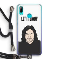 Let It Snow: Huawei P Smart (2019) Transparant Hoesje met koord