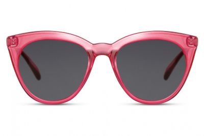 CWI zonnebril dames cateye volledig omrand cat. 3 roze/smoke CWI zonnebril dames cateye volledig omrand cat. 3 roze/smoke