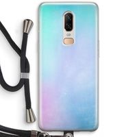 mist pastel: OnePlus 6 Transparant Hoesje met koord