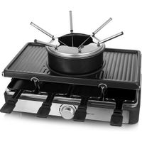 Emerio RG-124930 Gourmet en Fondue Set Zwart/RVS - thumbnail