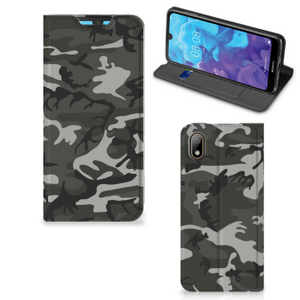 Huawei Y5 (2019) Hoesje met Magneet Army Light