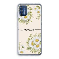 Daisies: Motorola Moto G9 Plus Transparant Hoesje