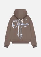 Off The Pitch Phantom Zip Hoodie Heren Bruin - Maat S - Kleur: Bruin | Soccerfanshop