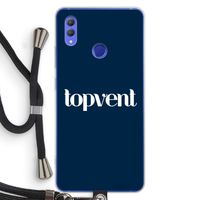 Topvent Navy: Honor Note 10 Transparant Hoesje met koord