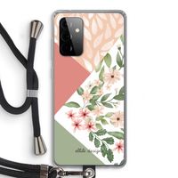 Sweet heaven geometrics: Samsung Galaxy A72 5G Transparant Hoesje met koord