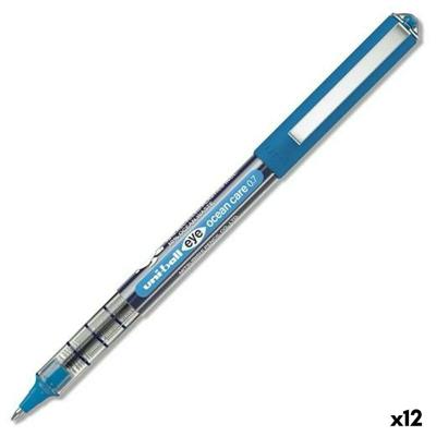 Boligrafo de tinta líquida Uni-Ball Eye Ocean Care Blauw 0,7 mm (12 Stuks)