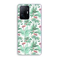 Flamingo bladeren: Xiaomi 11T Transparant Hoesje