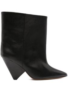 ISABEL MARANT bottines Miller 90 mm en cuir - Noir