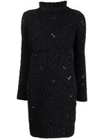 CHANEL Pre-Owned robe en tweed à sequins (1994) - Noir