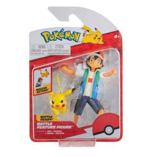 Pokémon Battle Figuur Stars Ash & Pikachu 12 Cm
