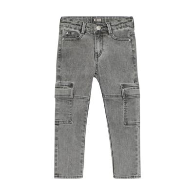 Daily7 winter cargo jeansbroek jongens - grijs - straight fit