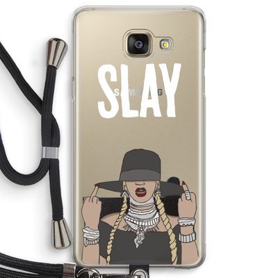Slay All Day: Samsung Galaxy A5 (2016) Transparant Hoesje met koord