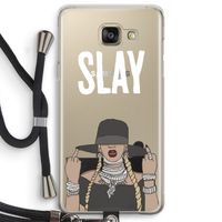 Slay All Day: Samsung Galaxy A5 (2016) Transparant Hoesje met koord