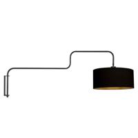 Steinhauer WandlampBloeba zwart - 4172ZW