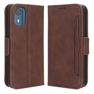 Nokia C02 Cardholder Series Portemonnee Hoesje - Bruin