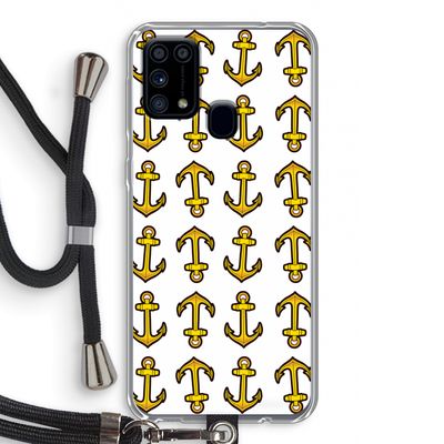 Musketon Anchor: Samsung Galaxy M31 Transparant Hoesje met koord