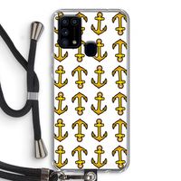 Musketon Anchor: Samsung Galaxy M31 Transparant Hoesje met koord