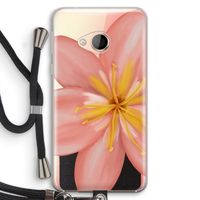 Pink Ellila Flower: HTC U Play Transparant Hoesje met koord