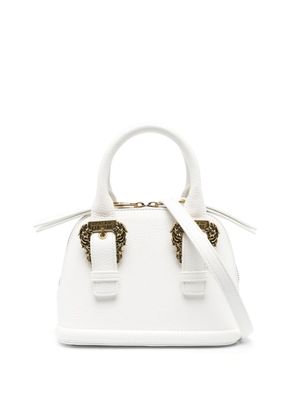 Versace Jeans Couture sac à main en cuir artificiel à boucle baroque - Blanc
