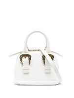 Versace Jeans Couture sac à main en cuir artificiel à boucle baroque - Blanc