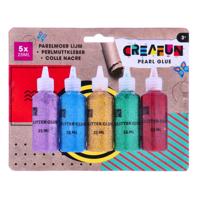 Creafun Lijm Parelmoer 5x25 ml Creafun Lijm Parelmoer 5x25 ml