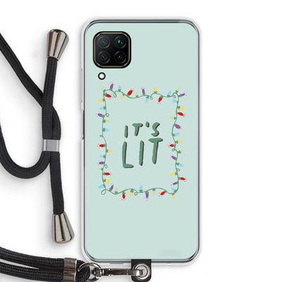 It's Lit: Huawei P40 Lite Transparant Hoesje met koord