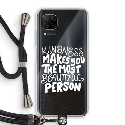 The prettiest: Huawei P40 Lite Transparant Hoesje met koord